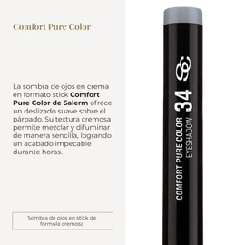 SALERM Eyeshadow on Stick, Comfort Pure Color Eyeshadow, Blue, Cream, Easy to Extend, Durable, Highly Pigmented Colour