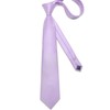 DiBanGu Plain Tie for Men Formal Silk Tie and Pocket