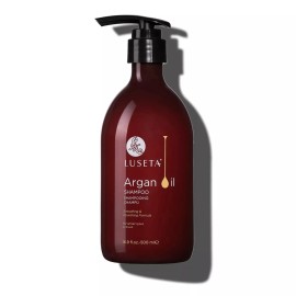 Luseta Argan Oil Shampoo Smoothing and Nourishing for All Hair Types Sulfate Fre - 16.9oz shampoo