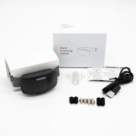 Pet-Tech XCHO Dog Bark Control Collar - Customizable Modes, Adjustable Sensitivity Level, Smart-Detect, Safe, & Effective for Dogs 5kgs up - White