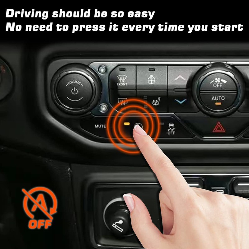 Auto Start Stop Eliminator for 2018-2024 Jeep Wrangler JL JLU