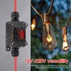 3PC 12V Waterproof Inline Power Switch Set-IP67 Weatherproof Inline Switch,10AWG