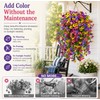 Lifelike Artificial Hanging Flowers for Outdoors – Faux Hanging Plants