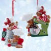 Kurt Adler Gingerbread With Mixer and Sifter Ornaments, 2 Assorted