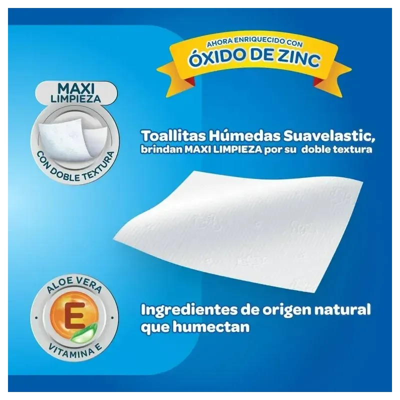 Toallitas Húmedas Kleenbebé Suavelastic Aroma Coco 648pz