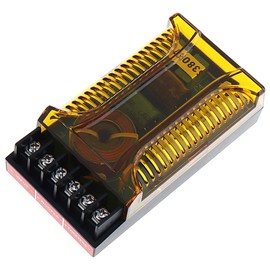 DriSentri 2 Way Crossover for Speaker, 120W Speaker Frequency Divider 2 Way Car Audio Speakers Two Crossover Divider Crossover Filter for Cars