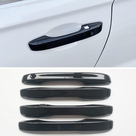 ZiWen Chrome Sport Door Handle Cover Trim for Honda Accord CR-V 2023 2024 HR-V 2023 Civic Integra (with 2 Keyless Holes, Chrome)