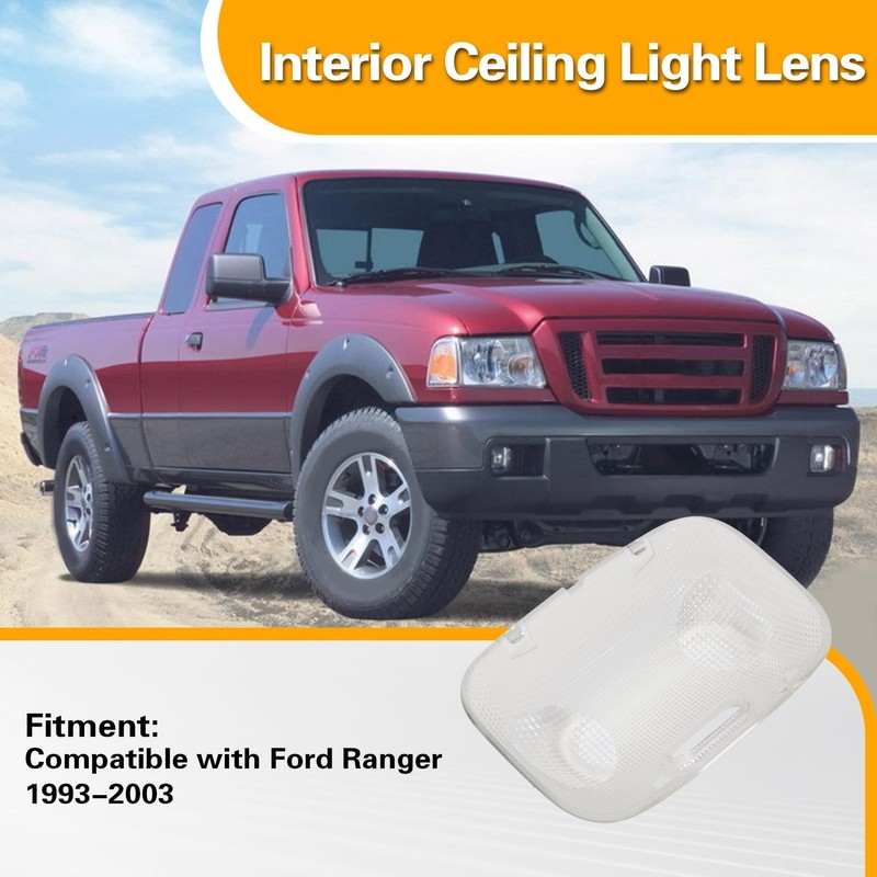 AOUTTUOA Map Lamp Assembly Compatible with Ford Ranger 1993-2003 Interior