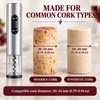 Electric Wine Opener with Foil Cutter LED Light and Dual