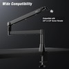 BASN Low Profile Mic Arm, Microphone Boom Arm Stand with