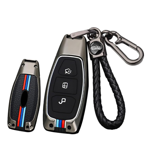 ontto Metal Key Case Car Key Case Protective Cover Fits