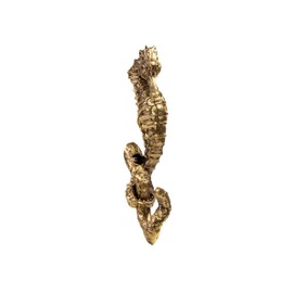Seahorse Clothes Brass Hooks Wall Mounted. Vintage. Handcraft. For Kitchen Living Room Bathroom Bars Hotels. Interior home decor