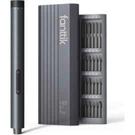 Fanttik Mini Electric Screwdriver, Precision Screwdriver Set with 24 Magnetic Pr