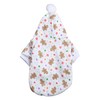 Christmas Dog Hoodie White Background Print Cute Gingerbread Man Dog