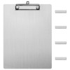 Stainless Steel Clipboard, Magnetic Whiteboard for Fridge, 1mm Thick, A4