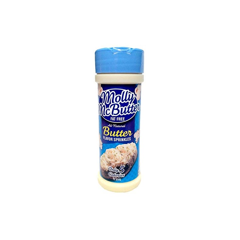 Molly McButter Fat Free BUTTER FLAVOR SPRINKLES 2oz (6 Pack)