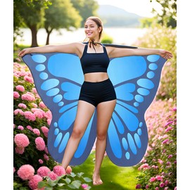 cuteDIY Butterfly Costume Women's Animal Costume Adult Butterfly Wings Fancy Dress