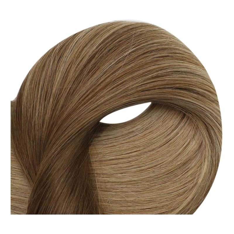 Fshine Extensiones Cabello Natural 10 Desvanecimiento Mar 18in 50gr
