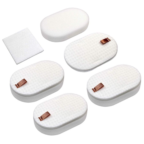 HQRP 4-Pack Foam & Felt Filter Kit compatible with Shark