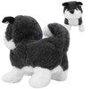 Electric Stimulation Plush Toy Pomeranian Pet Toy Husky Stuffed Animals