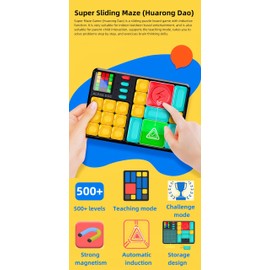 CZT Super Maze Game Block Puzzle Game Console Portable Handheld Pocket Slot Machine Puzzle Escape Game Electronic Toy Parent-Child Interaction Gifts for Children/Adult/Elderly