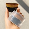 Qin Derdom Flat Head Foundation Brush, Premium Powder Brush, Portable,