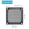PATIKIL 60 mm Fan Filter Grille with Screws 4 Pack