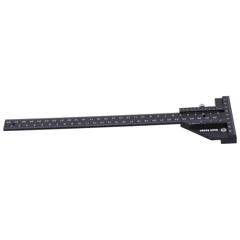 Woodworking Scribing Ruler Marking Measuring Gauge Tshaped Multifunctional Carpentry Tool