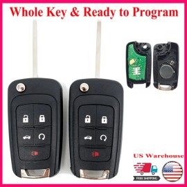 Autototal-parts 2 for Buick Encore LaCrosse Regal Remote Key Fob 2012 2013 2014 2015 2016 2017