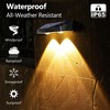 Brizled Solar Fence Lights Outdoor, 8 Pack 2700/4500/6500K 6 Modes
