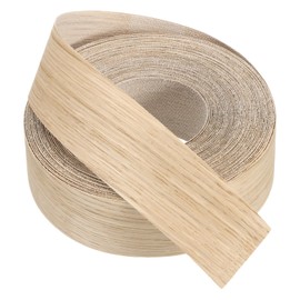 PATIKIL White Oak Edge Banding, 2 in x 49.2 ft Wood Veneer Tape, Pre-glued Flexible