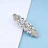 Cimenexe Bohemian Crystal Paved Heart Hair Clip CZ Paved Wedding