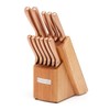 Cambridge Silversmiths Rame Cutlery Set with Block, 12-Piece Set
