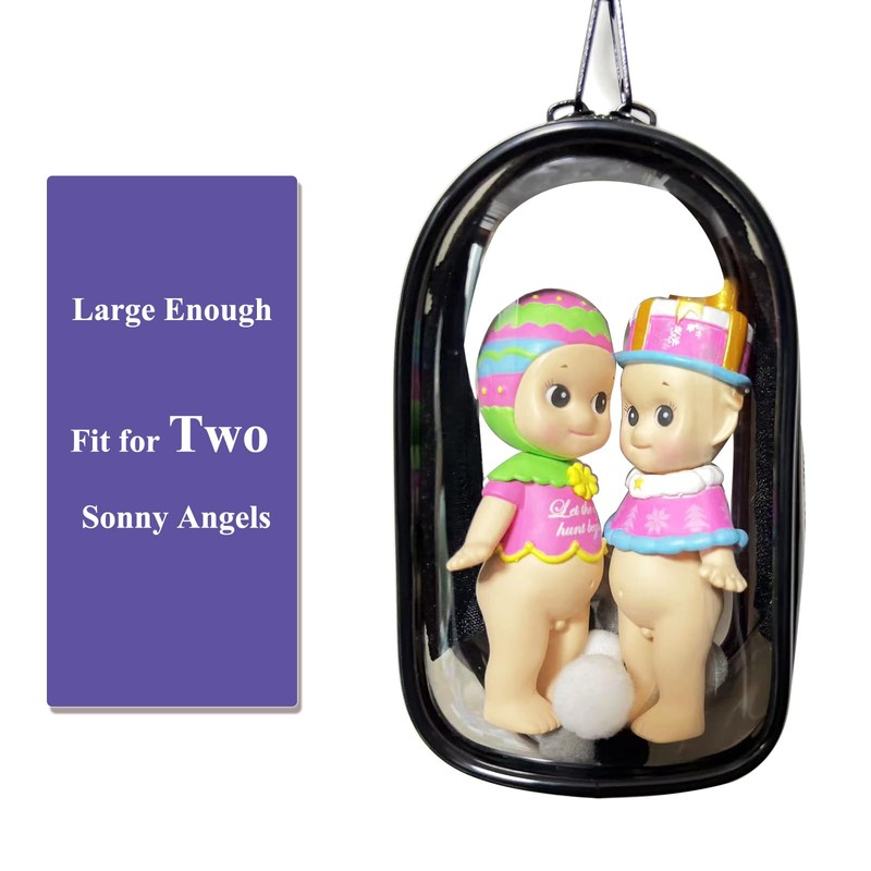 Yushen Clear Figure Display Bag with Keychain for Sonny Mystery