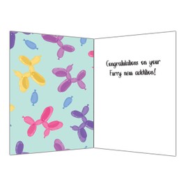 Glory To Dog Unleash the Love! Congratulations On Your New Puppy Greeting Card with Mailing Envelope…