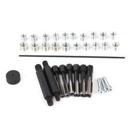 33 Piece Glow Plug Thread Repair Kit for Glow Plug Thread Repair Tap Repair Kit Too Glow Plug Removal Tool Thread Repair Kit