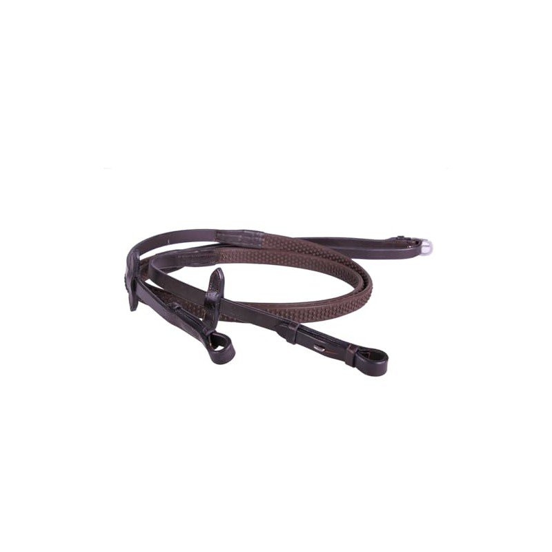 Equipride LEATHER REINS WITH SUPER GRIP ANTI-SLIP FOR BRIDLE SUPER