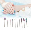 Nail Drill Bits Set Tungsten Steel Nail Art Grinding Head
