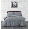 Bronwen Mathews Grey Single Duvet Set - Soft & Breathable