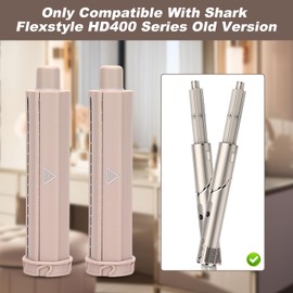 2 PCS Hair Curling Barrel Attachments: Curling Barrels Styler Compatible with Shark FlexStyle Air Styling & Drying System, Auto-Wrap Styler Iron Attachment Parts Tool