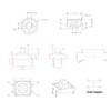 Gikfun 12x12x7.3 mm Tact Tactile Push Button Momentary SMD PCB