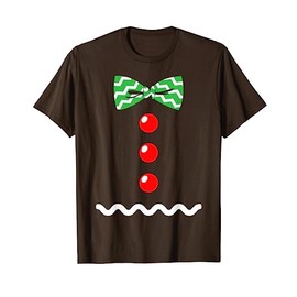 Gingerbread Man Costume Suit Christmas T-Shirt