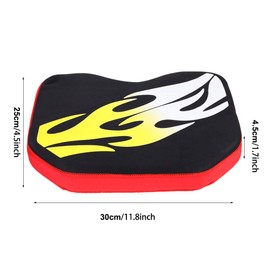 RiToEasysports Kayak Seat Pad,Comfortable Waterproof Fishing Seat Pad,Thick Seat Cushion for Boats,Fishing Accessories (Flame)