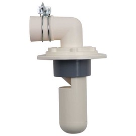  Kakudai Washing Machine Plumbing Trap for Eliminating Disagreeable Odor, Attach Directly to Floor, Convenient for Use, Suitable for Both Nominal 50VP/ VU Pipes