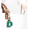 Initial Keychain Letter Keyring Bling Designer Keychains for Women Bag