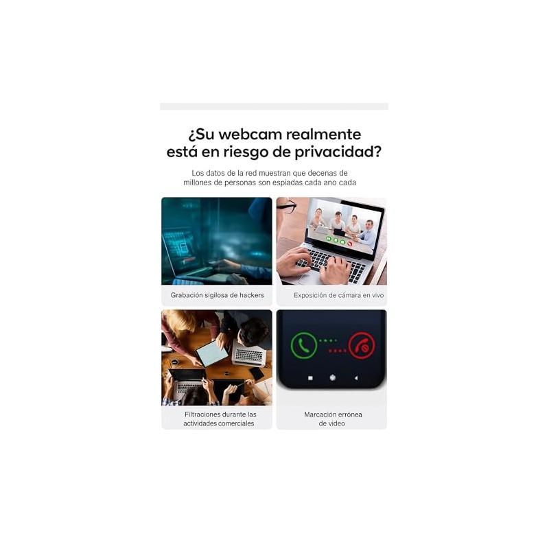 15PCS Webcam Cover, Protección Deslizante de Cámara Web para Privacidad