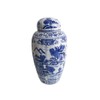 Galt International 16" Blue and White Urn Style Ceramic Porcelain