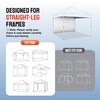 CROWN SHADES SunWall Silver Coated for 10x10 Pop up Canopy