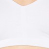 Sassa Shaped Soft-Cup Bra with Cotton - White - 40A