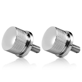 Eumti 2PCS Passanger Seat Bolt Chrome Rear Fender Screws 1/4"-20 Thread Quick Release Compatible with Harley Davidson Touring Flhtc Road King Softail Dyna Sportster CVO 1996-2024